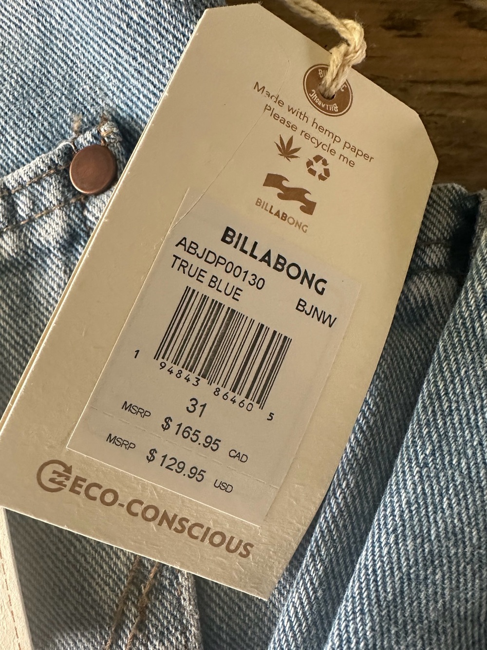 Billabong x Wrangler Light Wash Women’s Jeans with Patch Detail - Picture 3 of 6